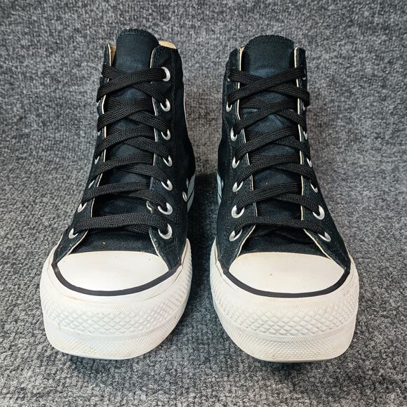 Converse Chuck Taylor All Star Lift Platform Women Size 9 Black High Top - Picture 2 of 10